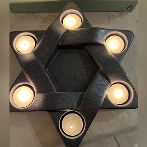 Partylite Vintage NIB - Star Of David Tea-light Holder